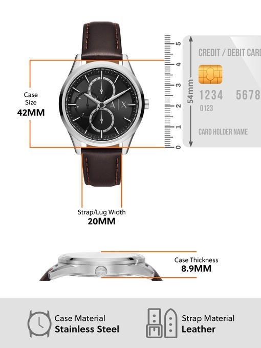 Armani Exchange Brown Watch AX1868