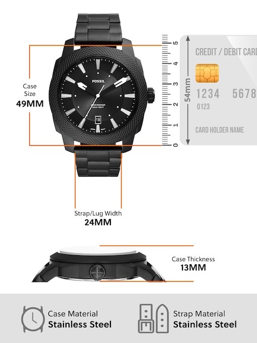 Fossil Machine Black Watch FS5971
