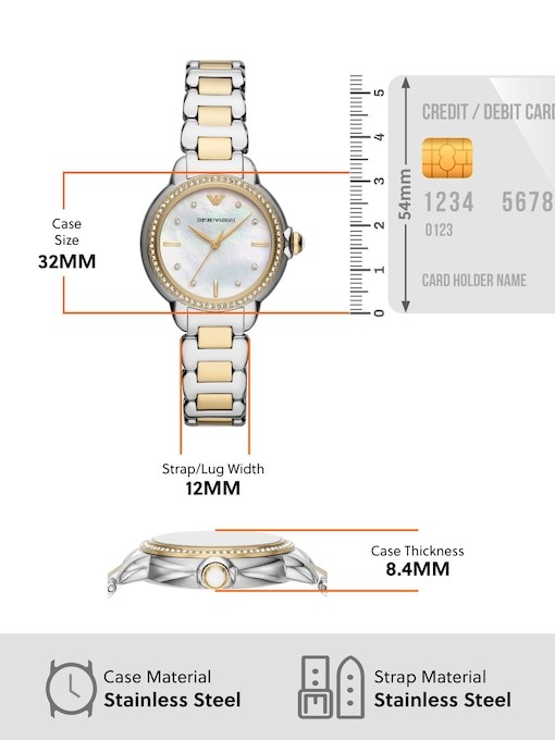 Emporio Armani Two Tone Watch AR11524