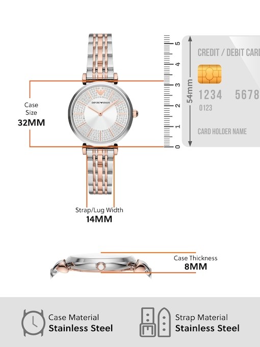 Emporio Armani Two Tone Watch AR11537