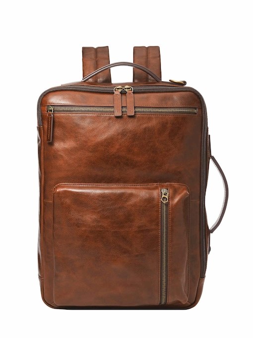 Fossil Buckner Brown Laptop Bags MBG9599222