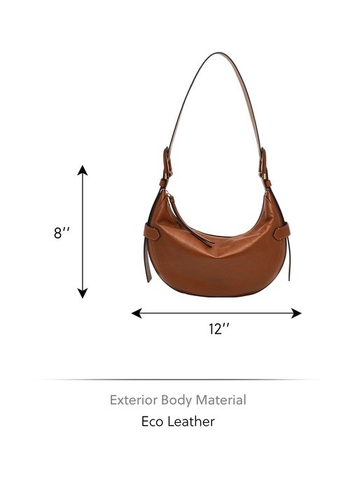 Fossil Harwell Brown Hobo Bag ZB1847200