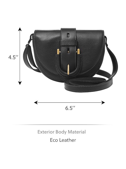 Fossil Harwell Black Crossbody Bag ZB1853001