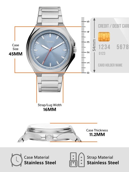 Fossil Evanston Silver Watch BQ2766