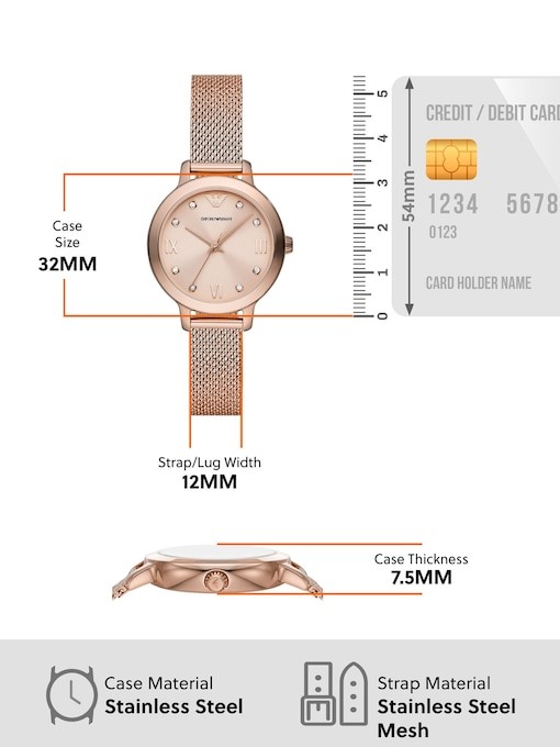 Emporio Armani Rose Gold Watch AR11512