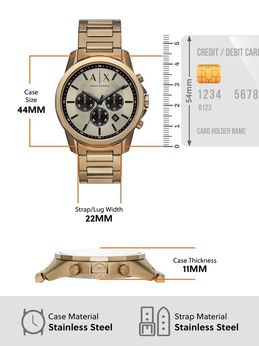 Armani Exchange Brown Watch AX1739