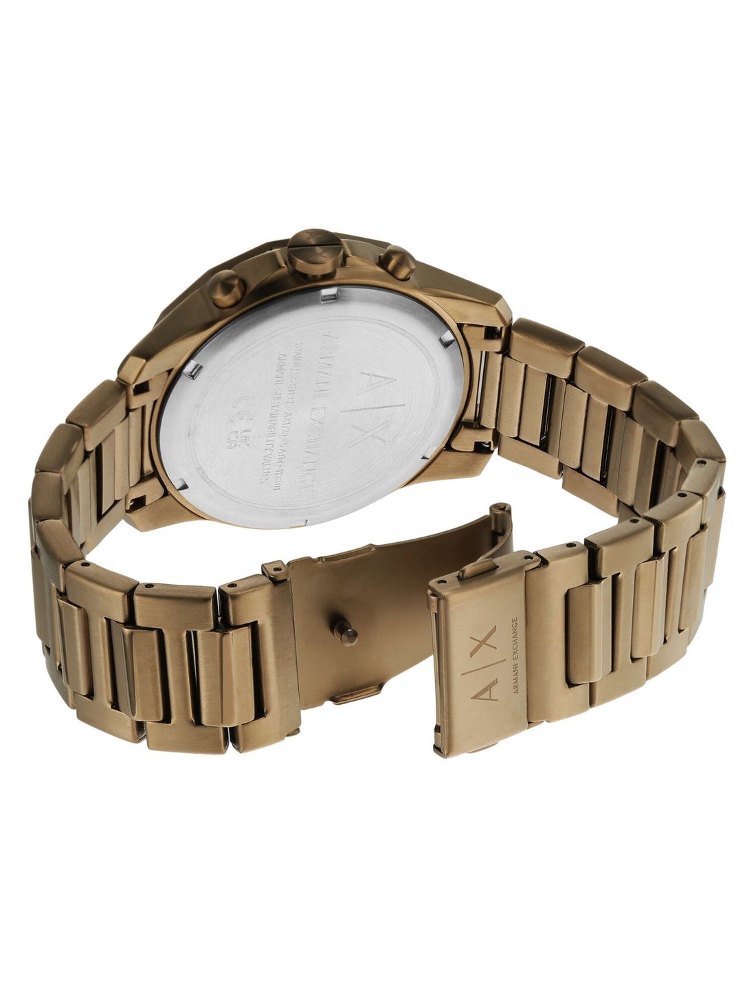Armani Exchange AX2138 Mens Black Stainless Steel Analog Dial Quartz Watch  MP514 | eBay