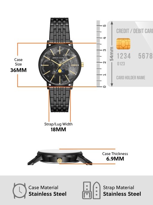 Armani Exchange Black Watch AX5587