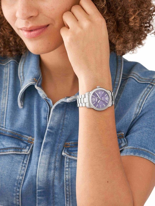 Fossil Heritage Silver Watch ME3246