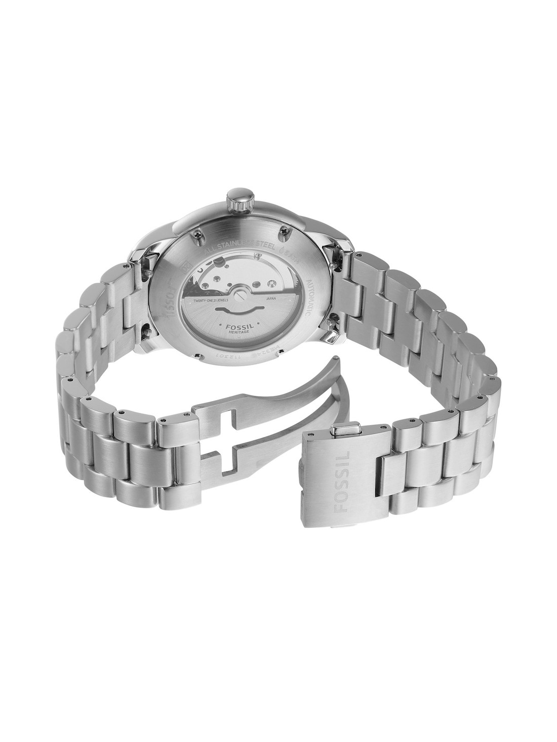Fossil Heritage Silver Watch ME3246