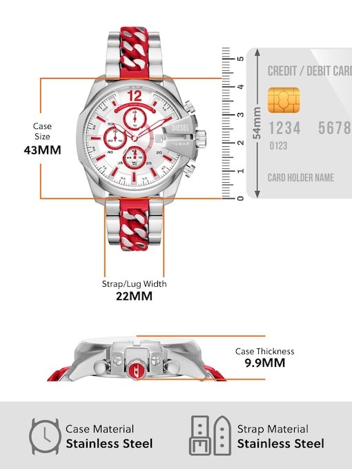 Diesel Baby Chief Two Tone Watch DZ4628