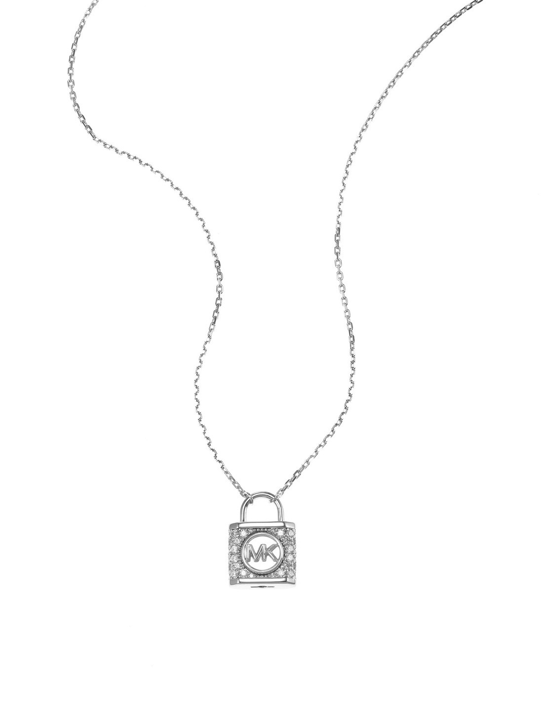 Michael Kors MKC1562AH710 Premium Gold-Tone Padlock Necklace - thbaker.co.uk