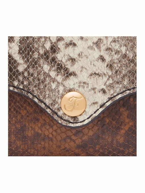 Fossil Heritage Brown Card Case SL8282874