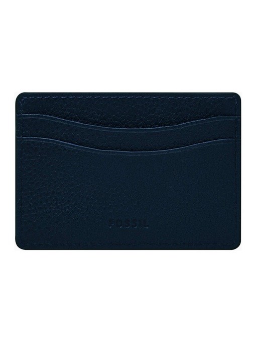 Fossil Anderson Navy Blue Card Case ML4575406