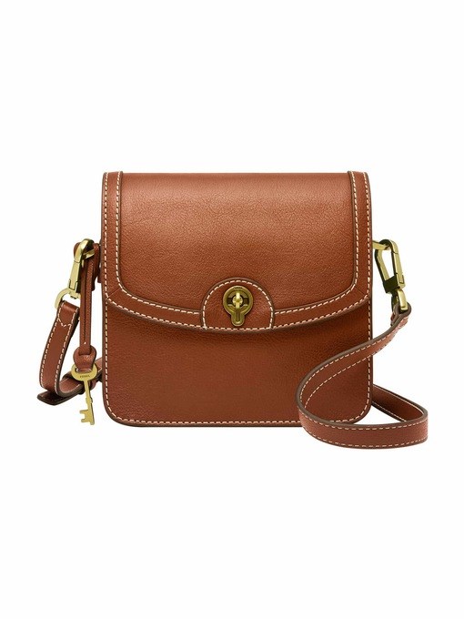 Fossil Ainsley Brown Crossbody Bag SHB3070210