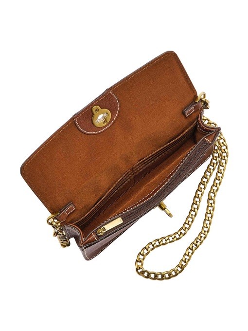 Fossil Ainsley Brown Crossbody Bag SHB3152210
