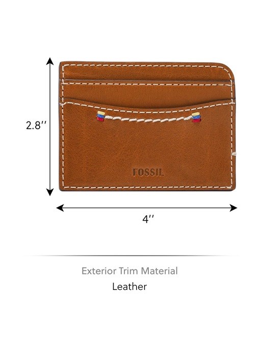 Fossil Tremont Brown Card Case ML4570222