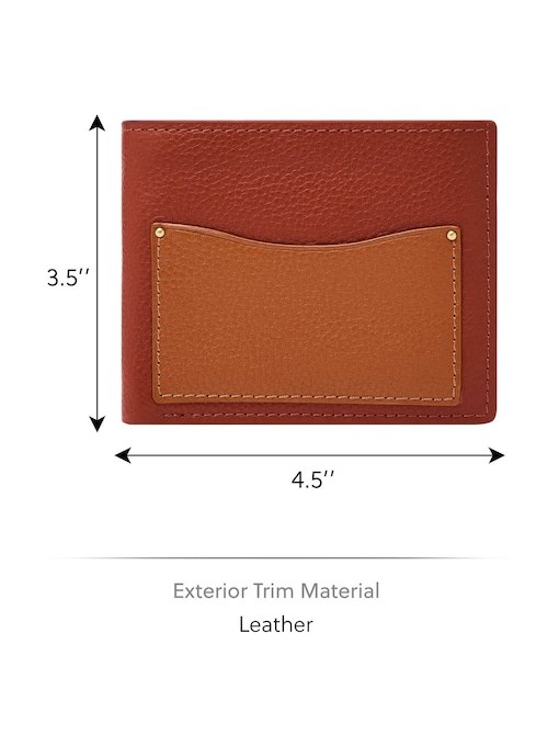 Fossil Anderson Red Wallet ML4580815