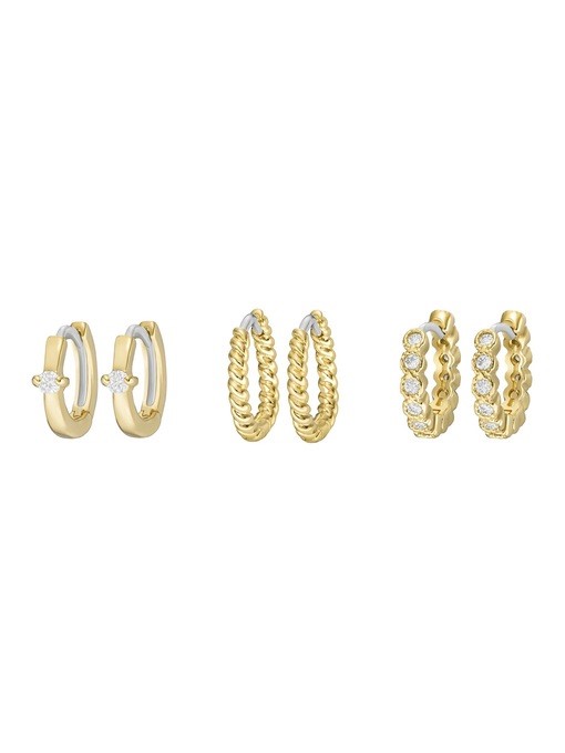 Fossil Stevie Gold Earring Set JA7136710