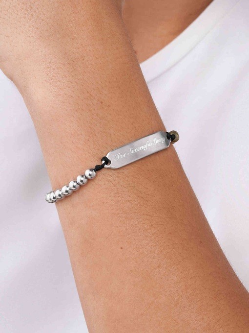 Diesel Beads Silver Bracelet DX1403931