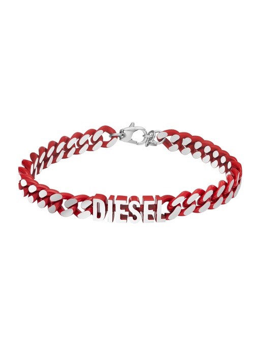 Diesel Steel Red Bracelet DX1415040