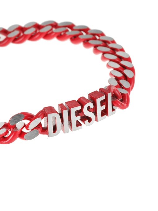 Diesel Steel Red Bracelet DX1415040