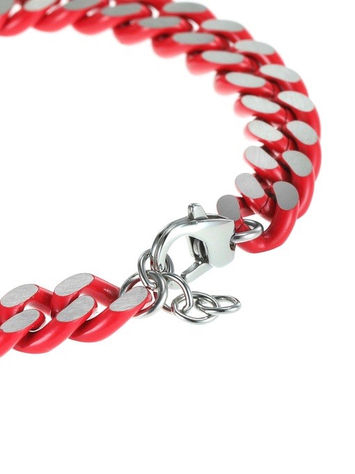 Diesel Steel Red Bracelet DX1415040