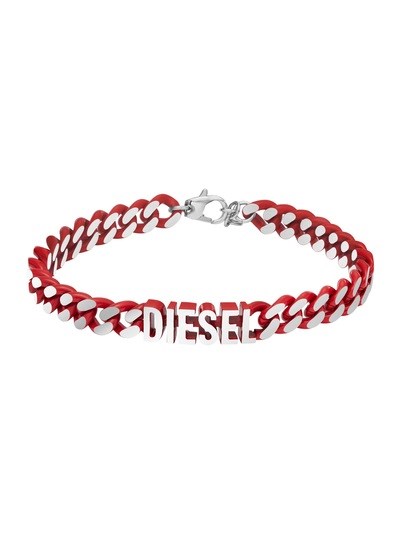 Diesel Steel Red Bracelet DX1415040