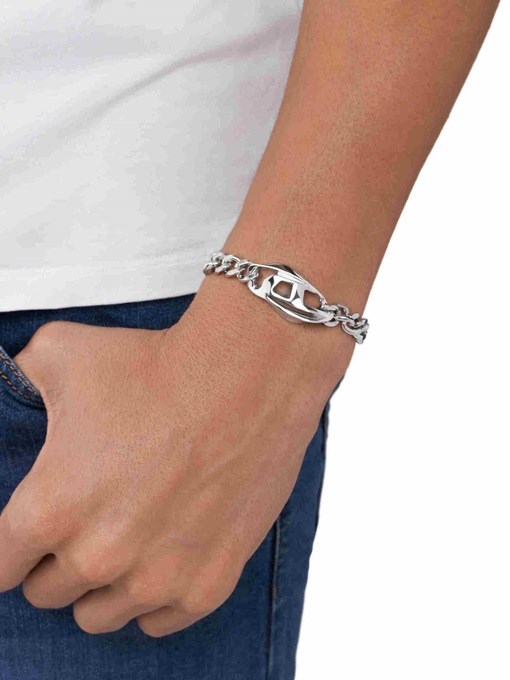 Diesel Steel Silver Bracelet DX1413040