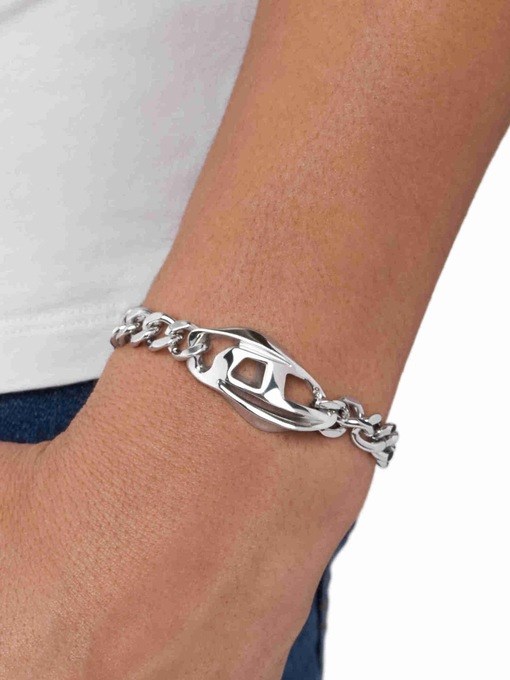 Diesel Steel Silver Bracelet DX1413040