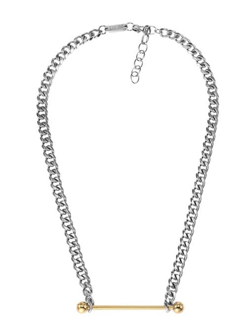 Diesel Steel Silver Necklace DX1409931