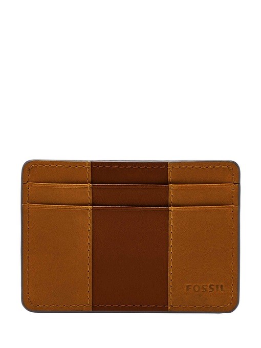 Fossil Everett Brown Card Case ML4398210