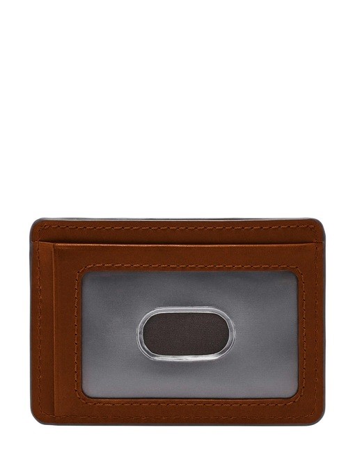 Fossil Everett Brown Card Case ML4398210