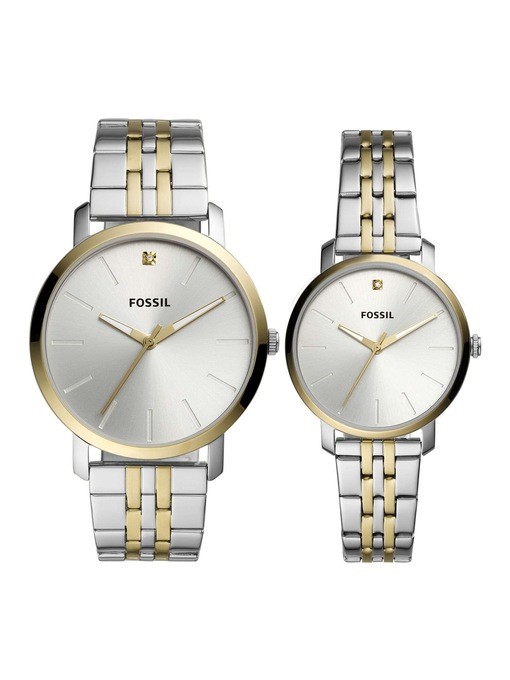 Fossil Lux Luther Two Tone Watch Set BQ2467SET