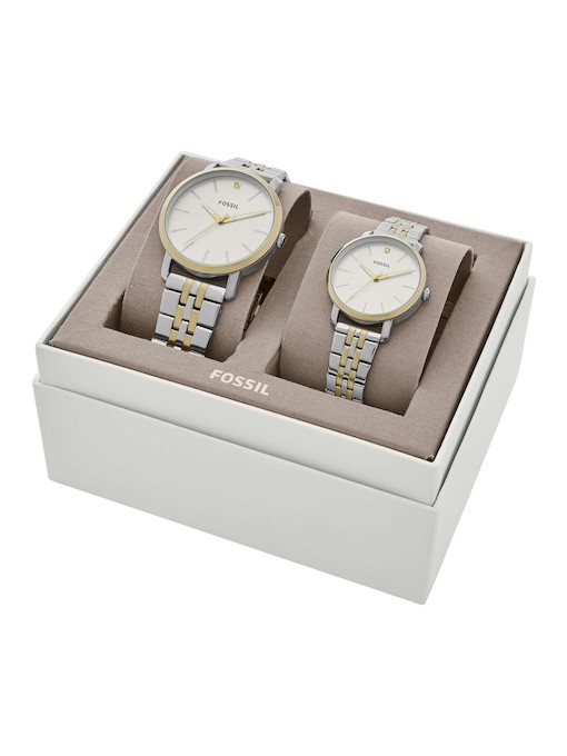 Fossil Lux Luther Two Tone Watch Set BQ2467SET