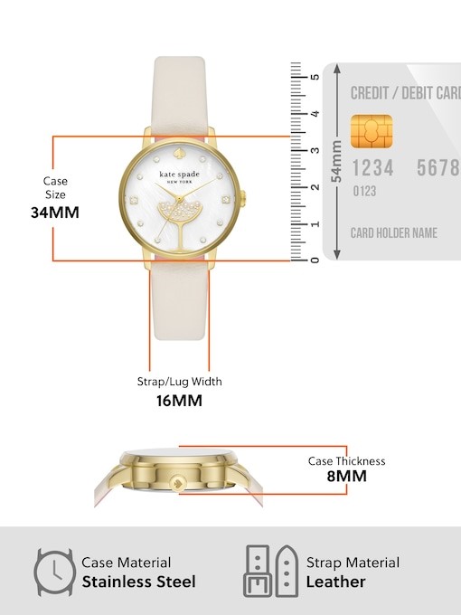 Kate Spade Metro White Watch KSW1779
