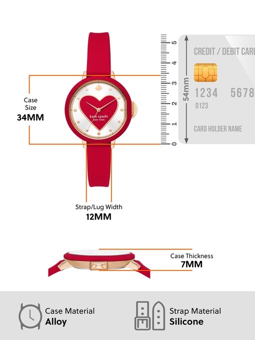 Kate Spade Park Row Red Watch KSW1783
