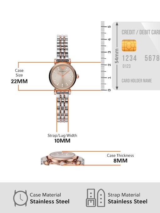 Emporio Armani Two Tone Watch AR1841