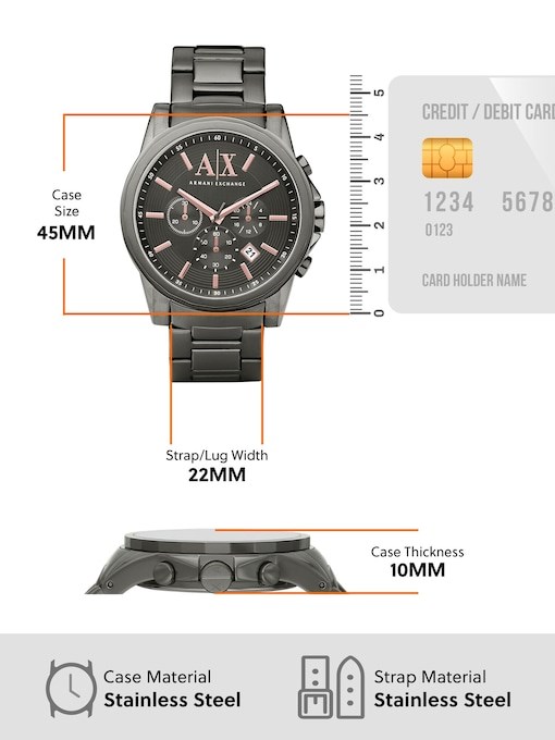Armani Exchange Silver Watch AX2086