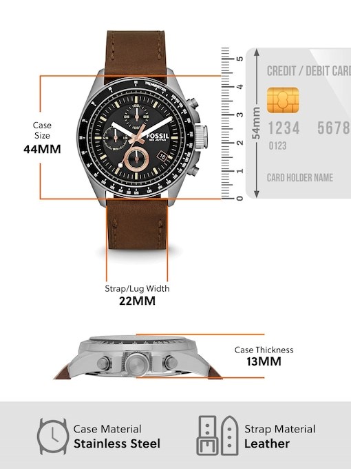 Fossil Decker Brown Watch CH2885