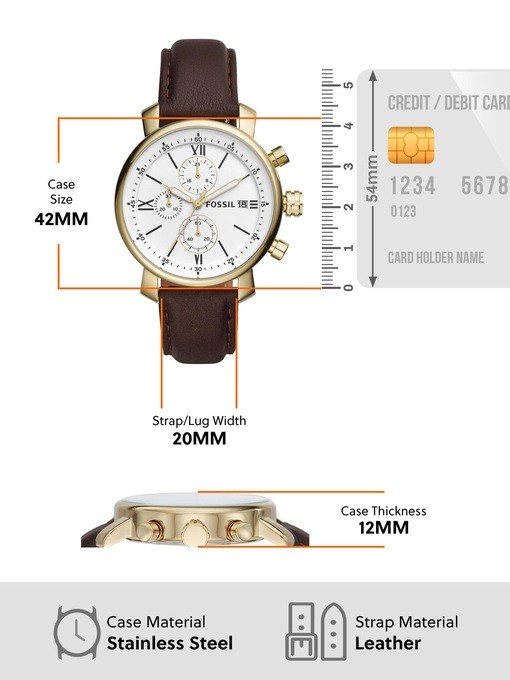 Fossil Rhett Brown Watch BQ1009