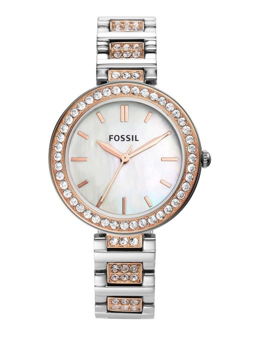 Fossil Karli Two Tone Watch BQ3337