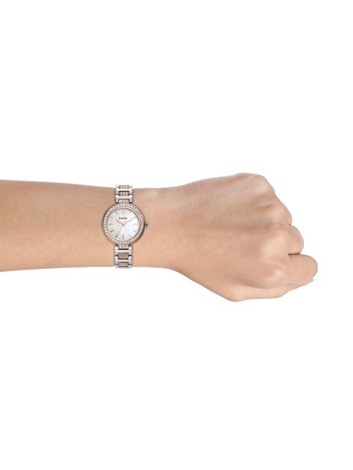 Fossil Karli Two Tone Watch BQ3337