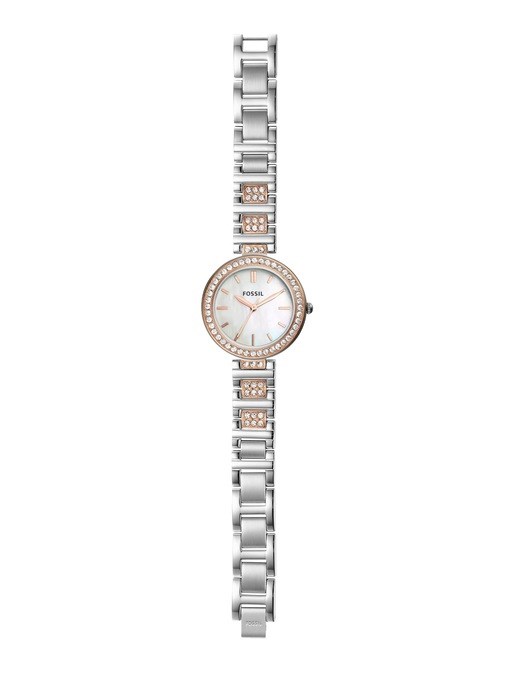 Fossil Karli Two Tone Watch BQ3337