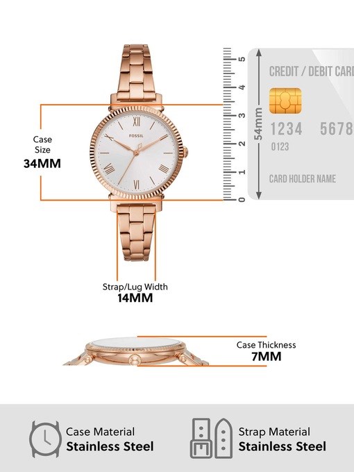 Fossil Daisy Rose Gold Watch ES4791