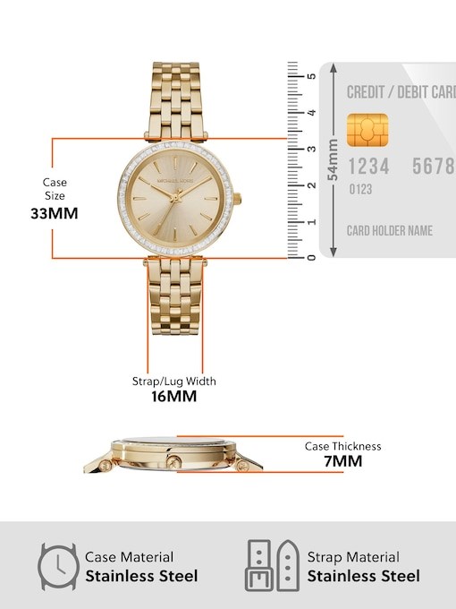 Michael Kors Mini Darci Gold Watch MK3365