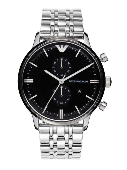 Emporio Armani Silver Watch AR0389