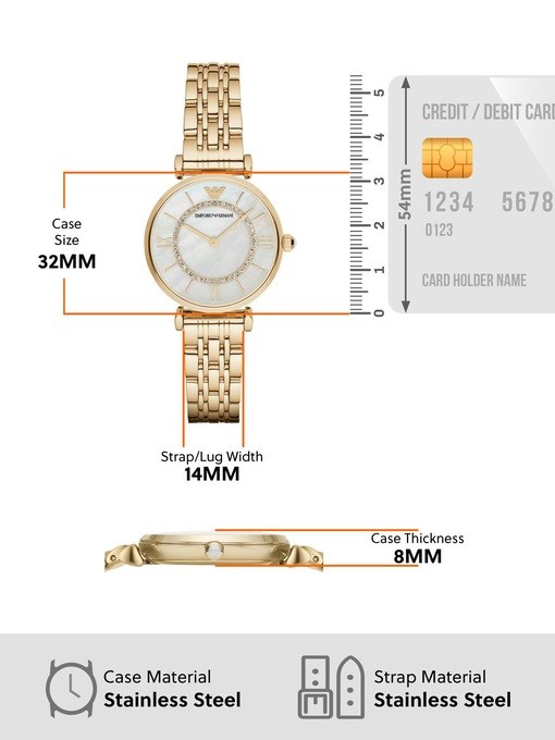 Emporio Armani Gold Watch AR1907