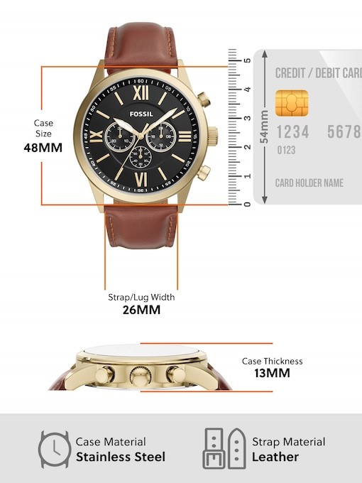 Fossil Flynn Brown Watch BQ2261