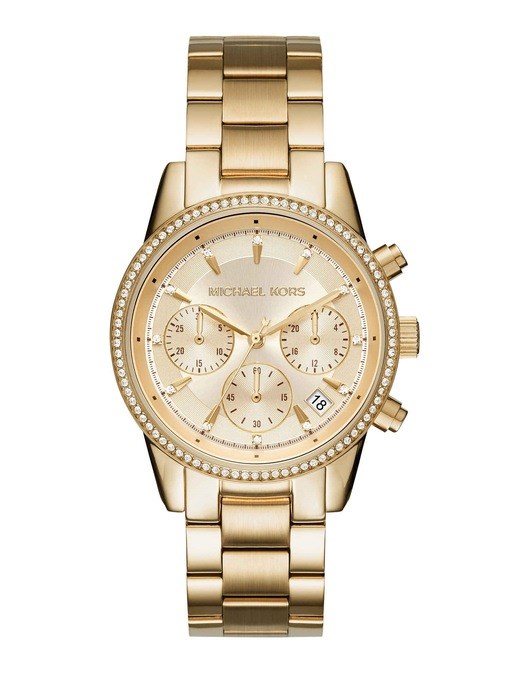 Michael Kors Ritz Gold Watch MK6356